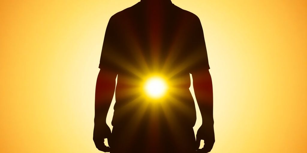 Person standing tall with shoulders back, looking forward.